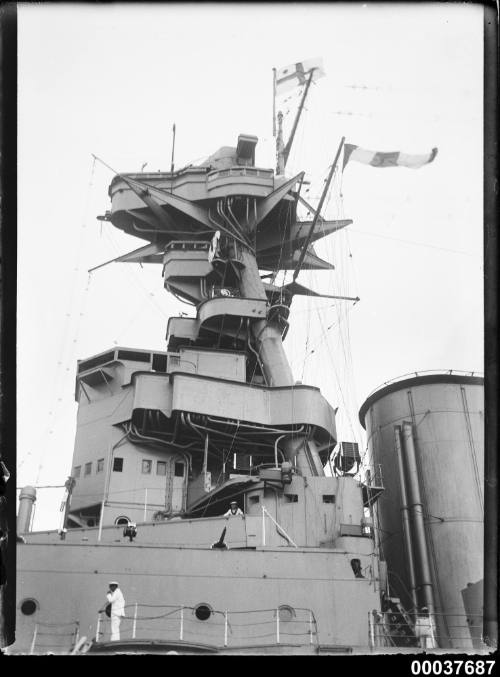 HMS HOOD in Sydney Harbour