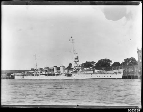 HMS DUNEDIN at wharf 2 Circular Quay