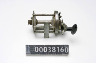 The Graeme dolphin 500s bait caster reel used by Bert Rumsey for recreational fishing