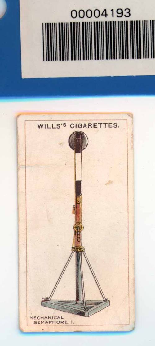 Mechanical semaphore 1: Wills's Cigarettes: No. 31 signalling series