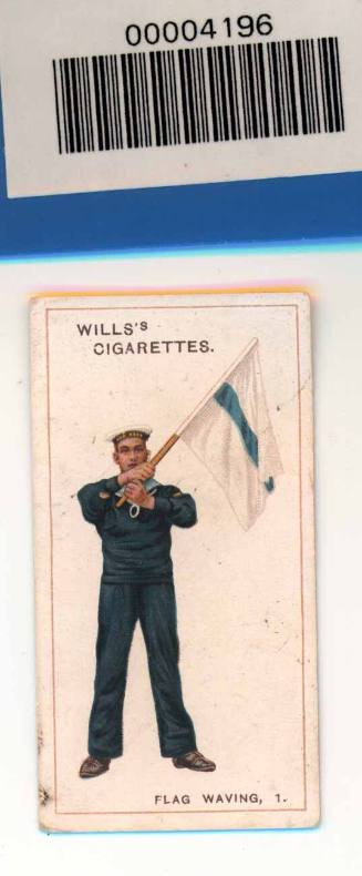 Flag Waving 1: Wills's Cigarettes: No. 35 signalling series