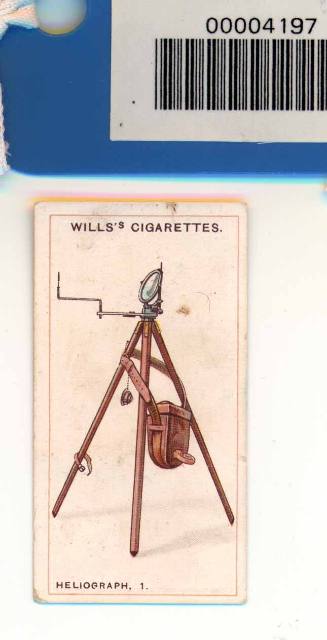 Wills's Cigarettes. Heliograph 1. No. 44 Signalling Series