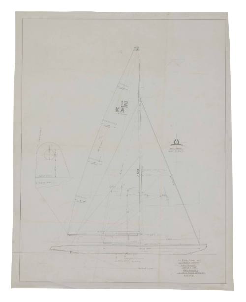 Sail Plan for KOOKABURRA II