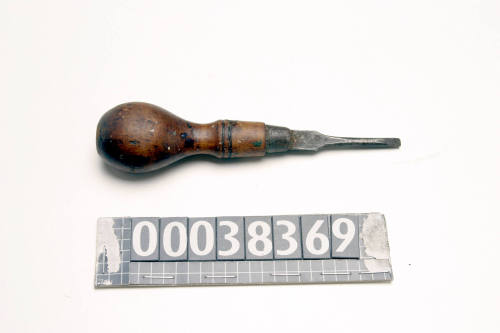 Small flat screwdriver used by ship plumber John Carrol
