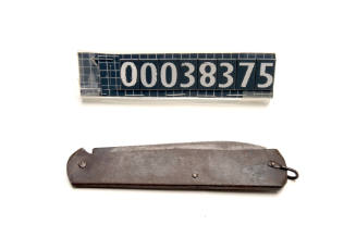 Folding knife used by ship plumber John Carrol