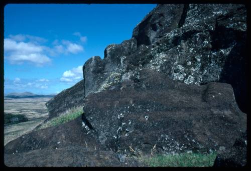 Sloped rock surface