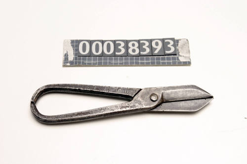 Tin snips, used by ship plumber John Carrol