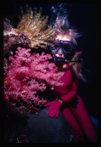 Valerie Taylor with corals