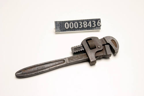 Stillson wrench used by ship plumber John Carrol