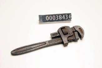 Stillson wrench used by ship plumber John Carrol