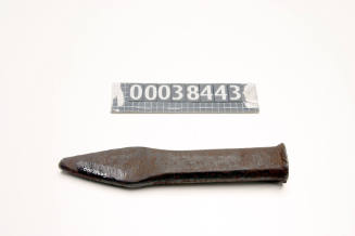 Round nose chisel used by ship plumber John Carrol