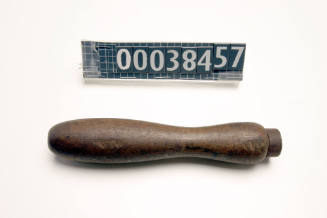 Wooden handle for file used by ship plumber John Carrol