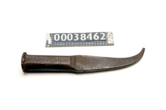 Curved chisel used by ship plumber John Carrol