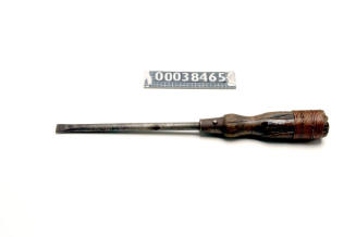 Medium flat screwdriver used by ship plumber John Carrol