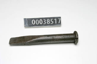 Cold chisel used by ship plumber John Carrol