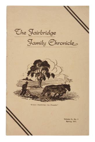 The Fairbridge Family Chronicle, Volume 11, No. 3, Spring 1949