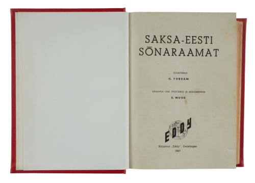 Estonian–German dictionary