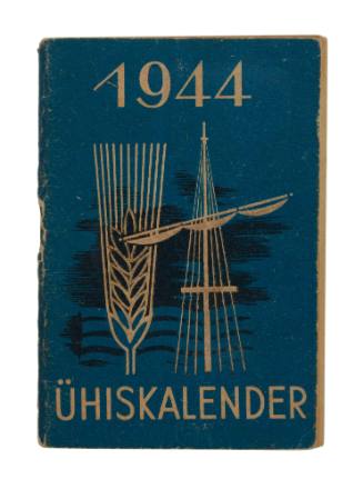 Calendar 1944-1945 departure from Estonia and first year in Sweden