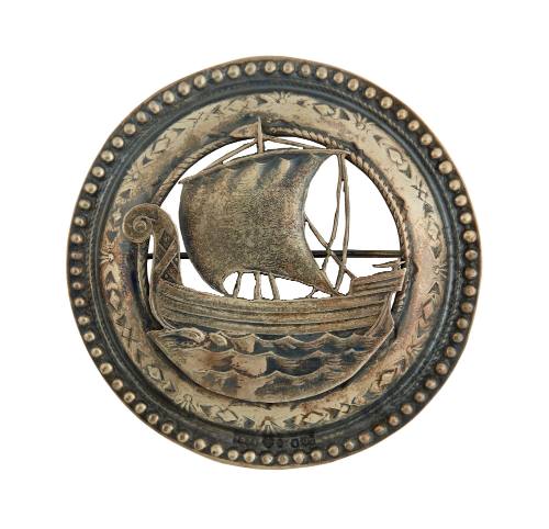 Boat brooch