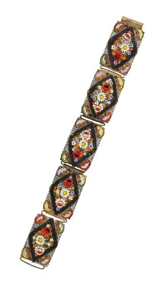 Micro-mosaic Italian bracelet