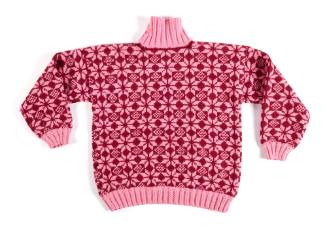 Jumper with star pattern