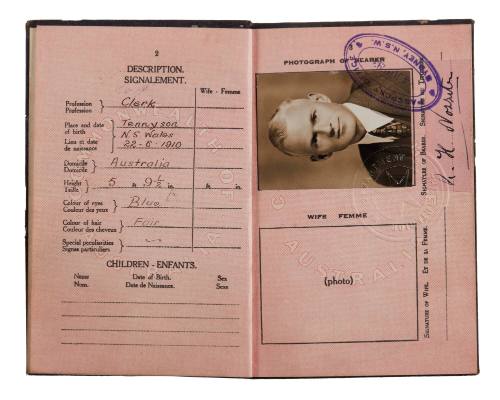 Passport of Richard Nossiter