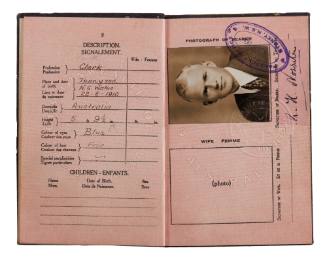 Passport of Richard Nossiter