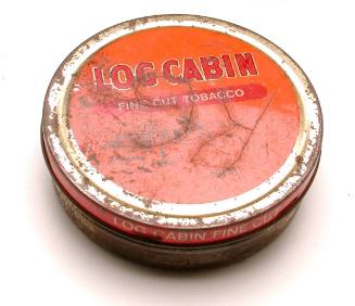 Tobacco tin adapted to contain grease and washers used by employee of the Maritime Services Board