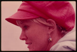 Side portrait Valerie Taylor photographed by Marylin Gorgeff