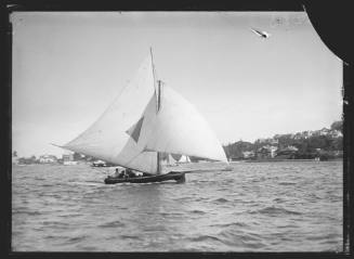 18-foot skiff on Sydney Harbour, inscribed 1283