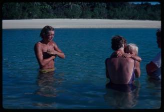 Filming of "The Blue Lagoon"