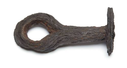 Remains of an eye bolt from an HMB ENDEAVOUR gun carriage