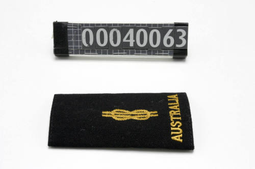 RAN  Able Seaman rank insignia : Shane McGuigan Australian Navy Submarine Service