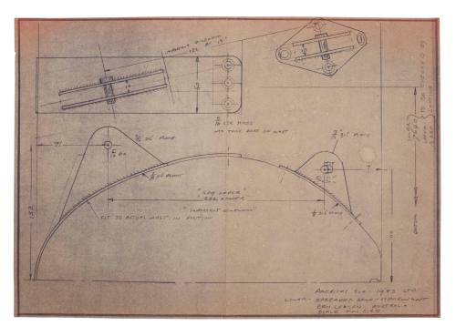 Lower Spreader Band - Stearn's Mast for AUSTRALIA II