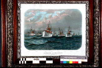 United States Naval Asiatic Squadron sailing in the 1890s