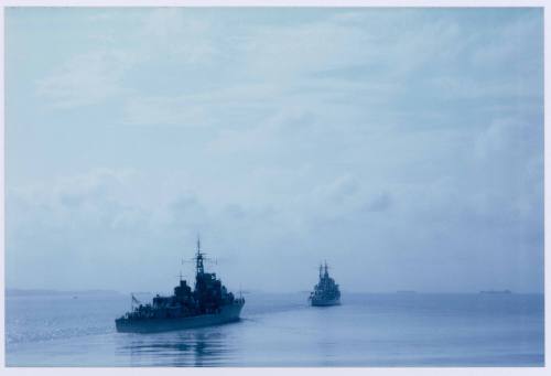 HMAS VAMPIRE at sea