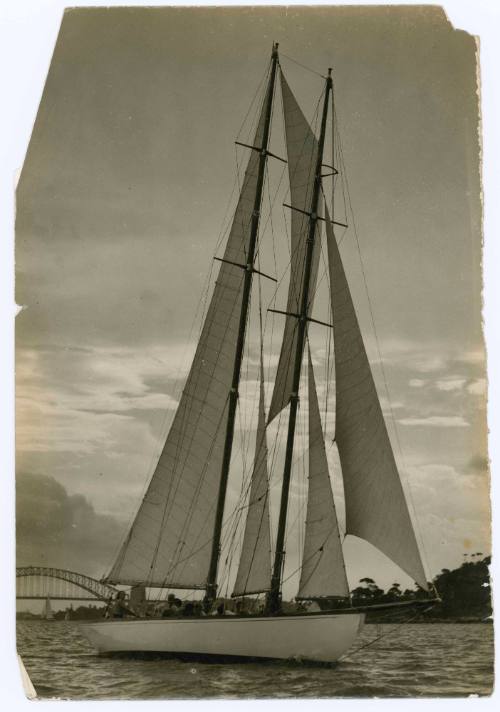 WINDWARD II in Sydney Harbour 1938