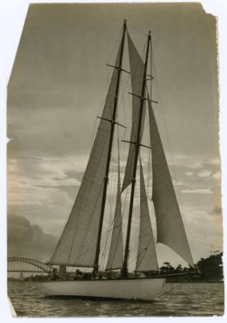 WINDWARD II in Sydney Harbour 1938