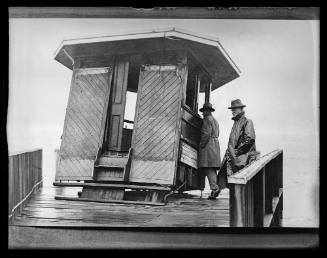 Wheelhouse from the Sydney ferry GREYCLIFFE at Bradleys Head