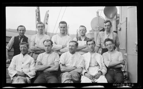 Unidentified merchant marine crew