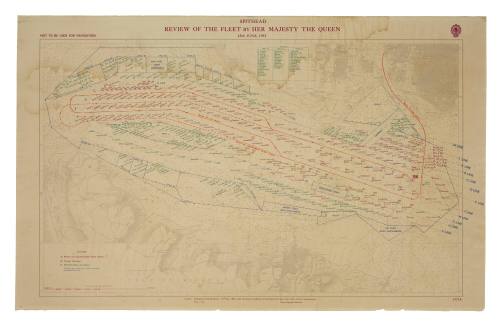 Spithead review of the fleet by Her Majesty the Queen 18th June 1953