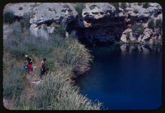 Valerie and Ron Taylor near a body of water