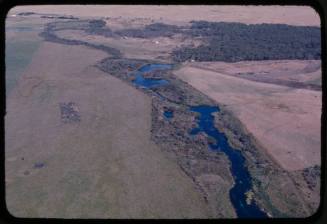 Aerial shot of a body of water