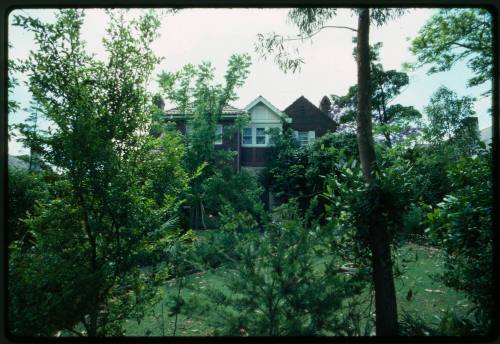 Two storey house in distance