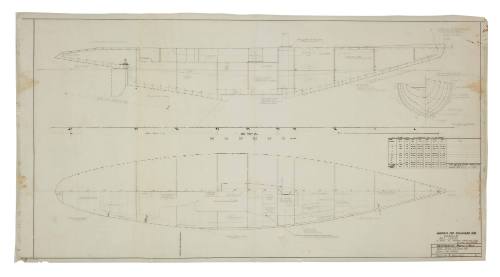 Construction for profile and deck for AUSTRALIA II