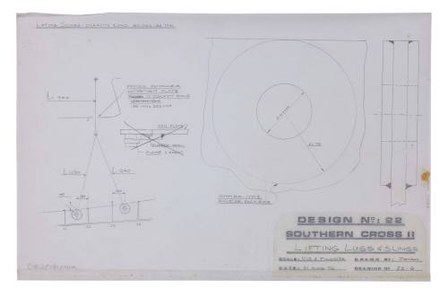 Lifting Lugs and Slings for SOUTHERN CROSS II