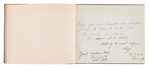 Autograph book relating to HMAS COLAC