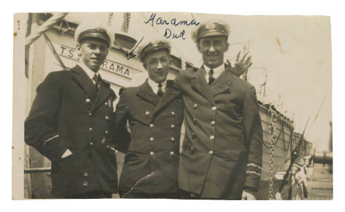 Dudley Charles Northam with two other men