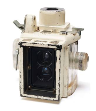 Rolleimarine camera inside a custom acrylic cover