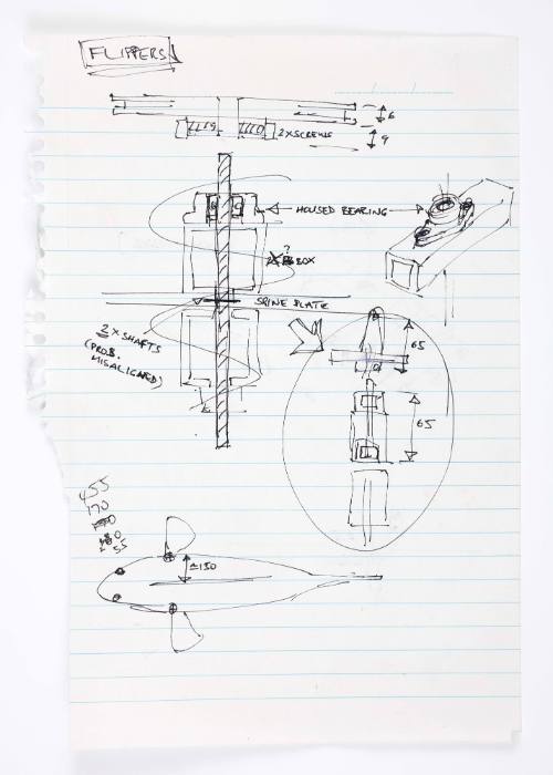 Page 11 of material relating to the production of Blueback model